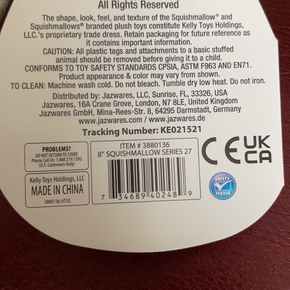 NWT Squishmallow 8” Reginald The Corgi Dragon - Picture 10 of 10